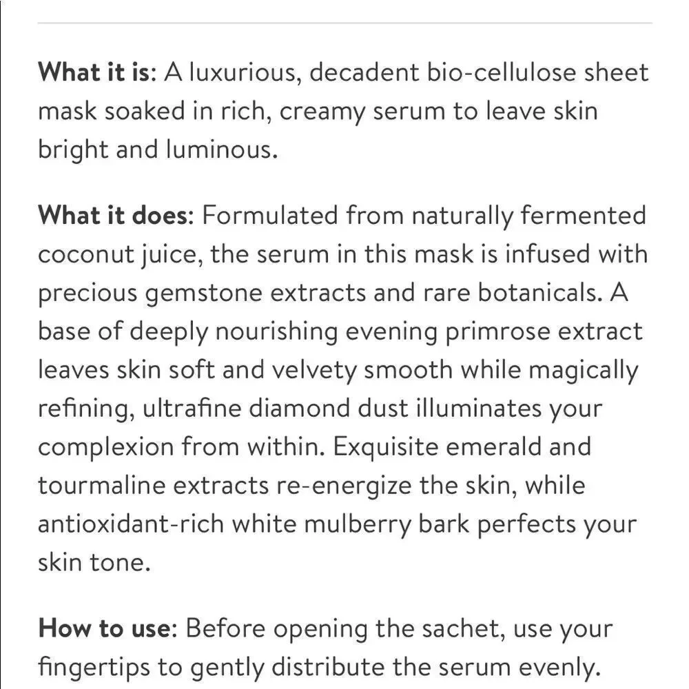 The Diamond Mask VIP Illuminating Luxury Ipsy
